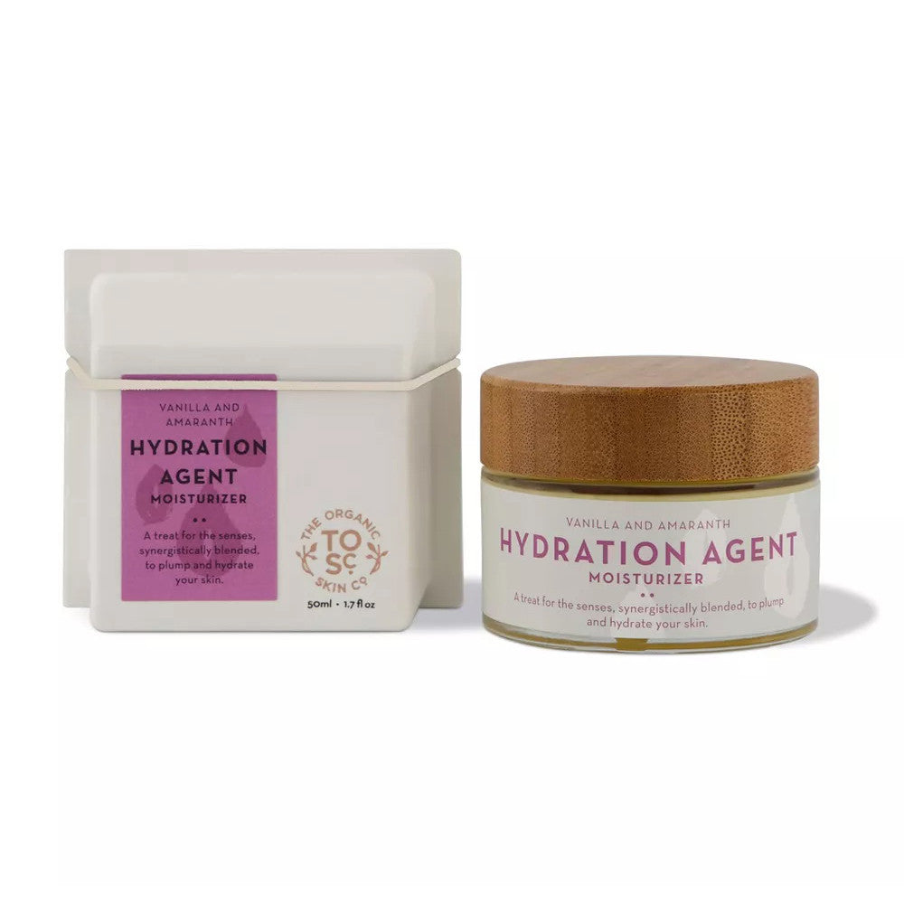 The Organic Skin Co Hydration Agent Moisturizer, Vanilla And Amaranth, 1.7 Oz